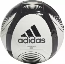 Minge de fotbal Adidas Starlancer Club GK3499 size 5, alb/negru