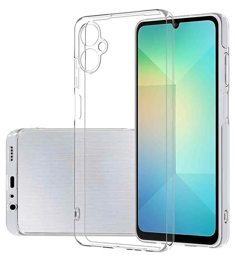 Чехол WOO Soft TPU Samsung A07 Clear (WOOCSCSAMA07CL), прозрачный