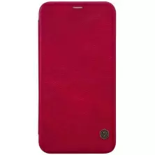 Husă de protecție Nillkin iPhone XS/X Qin, roșu