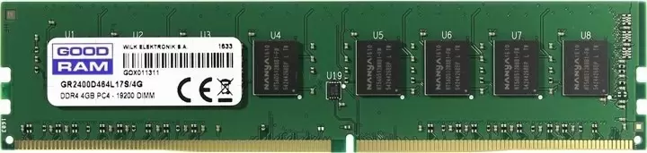 Оперативная память Goodram 4GB DDR4-2400MHz, CL17, 1.2V