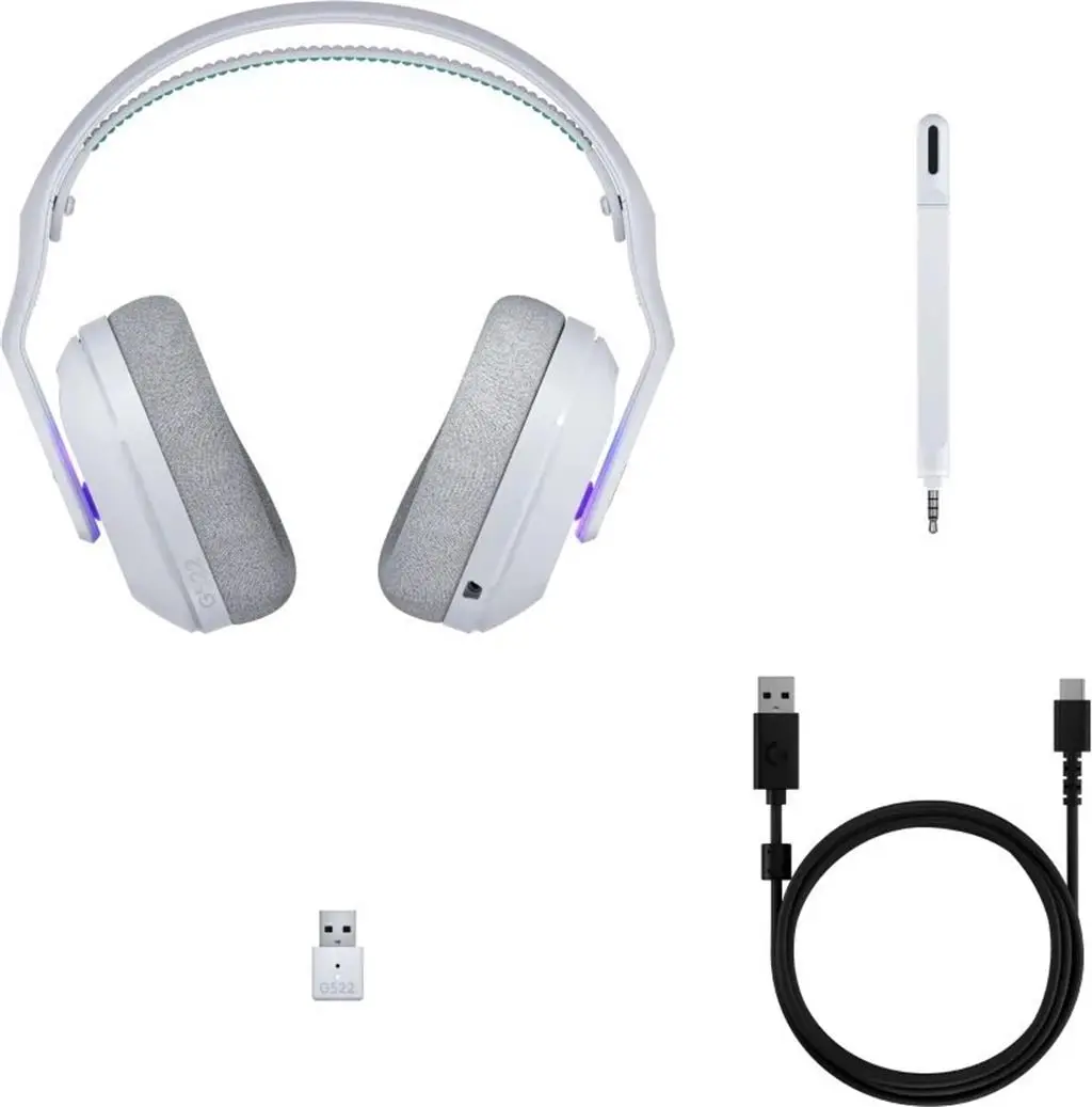 Căşti Logitech G522 Lightspeed White, alb pe tehnoparc.md Căşti Logitech G522 Lightspeed White, alb