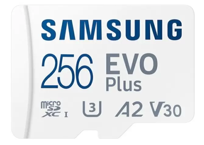 Карта памяти Samsung MicroSD EVO Plus + SD adapter, 256GB