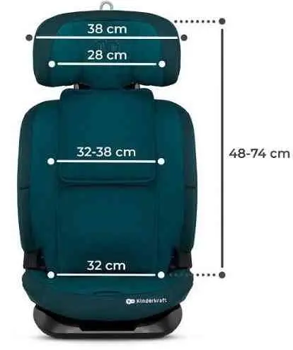 Scaun auto KinderKraft Oneto 3 i-Size, albastru