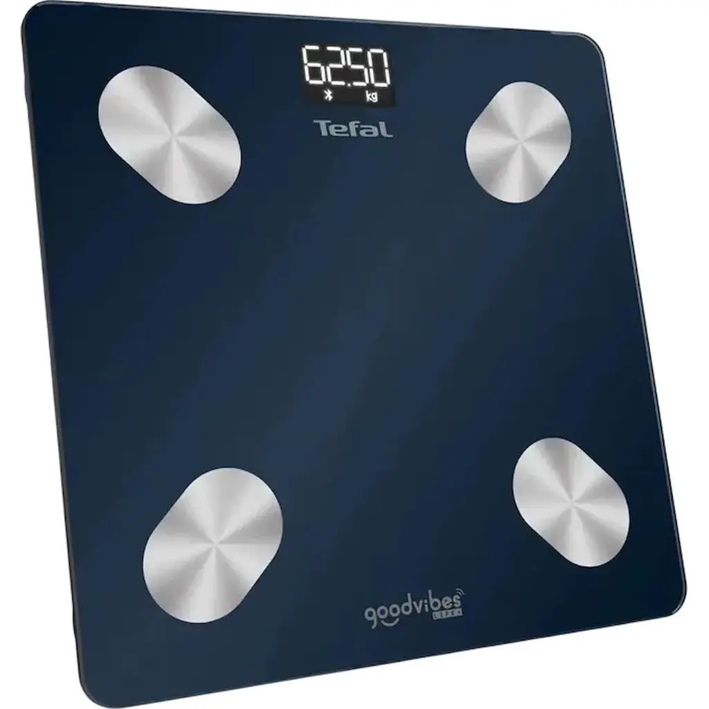 Cântar de podea Tefal BM9720F0, albastru pe tehnoparc.md Cântar de podea Tefal BM9720F0, albastru