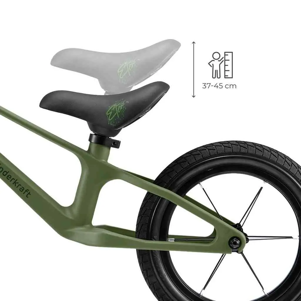 Bicicletă fără pedale KinderKraft Enter, verde