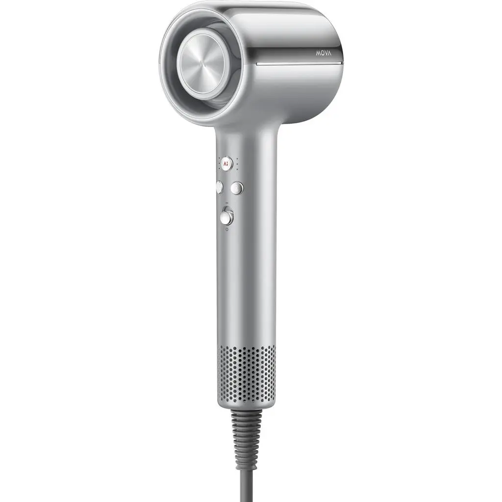 Uscător de păr Mova Shine 20, Silver, argintiu