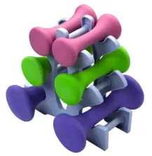 Набор гантелей 4Play Home 10kg на tehnoparc.md Набор гантелей 4Play Home 10kg