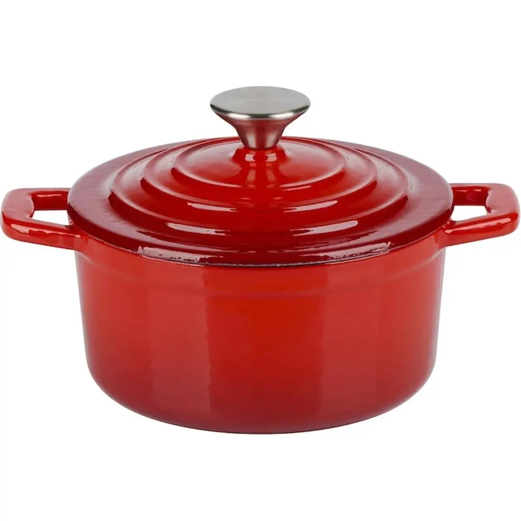 Oală Alpina Cast Iron Red, roșu