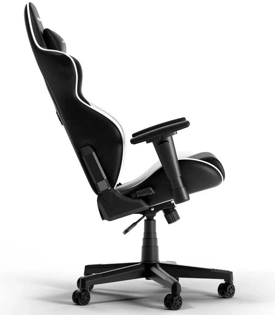 Геймерское кресло DXRacer Gladiator-N23-L-NW-LTC-X1, черный/белый