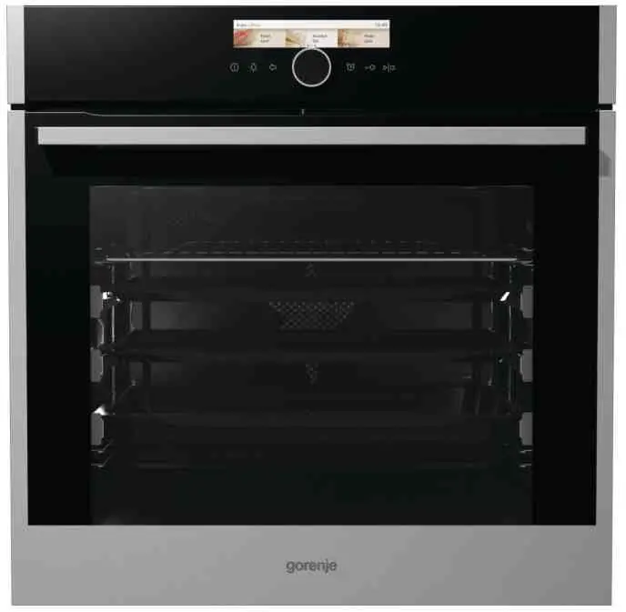 Электрический духовой шкаф Gorenje BOP798S54X, серебристый/черный