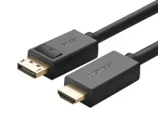 Cablu Ugreen DP to DP 1.5m DP102, negru pe tehnoparc.md Cablu Ugreen DP to DP 1.5m DP102, negru