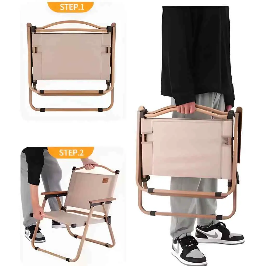 Scaun pliant pentru camping Xenos Whotman, negru pe tehnoparc.md Scaun pliant pentru camping Xenos Whotman, negru