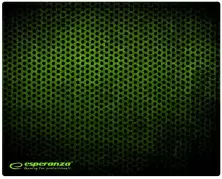 Mousepad Esperanza Grunge Mini, negru/verde