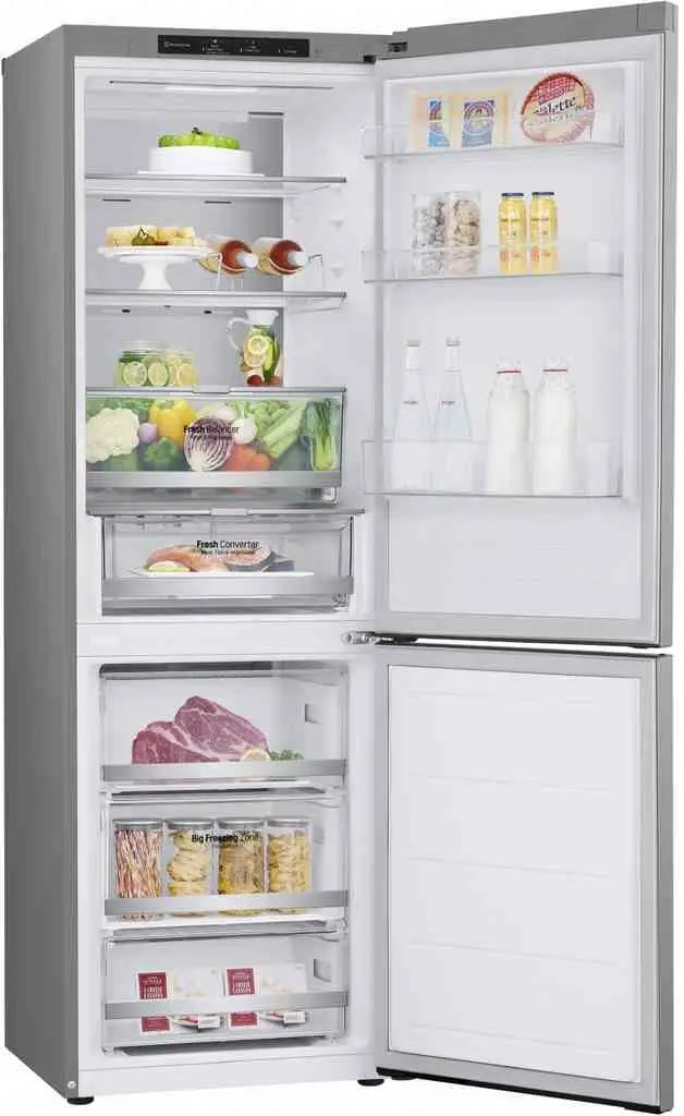 Холодильник LG GBV7180CPY, серебристый
