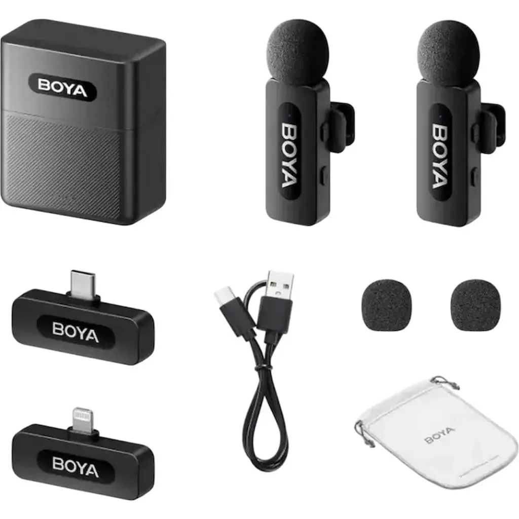 Микрофон Boya V3 Combo, черный