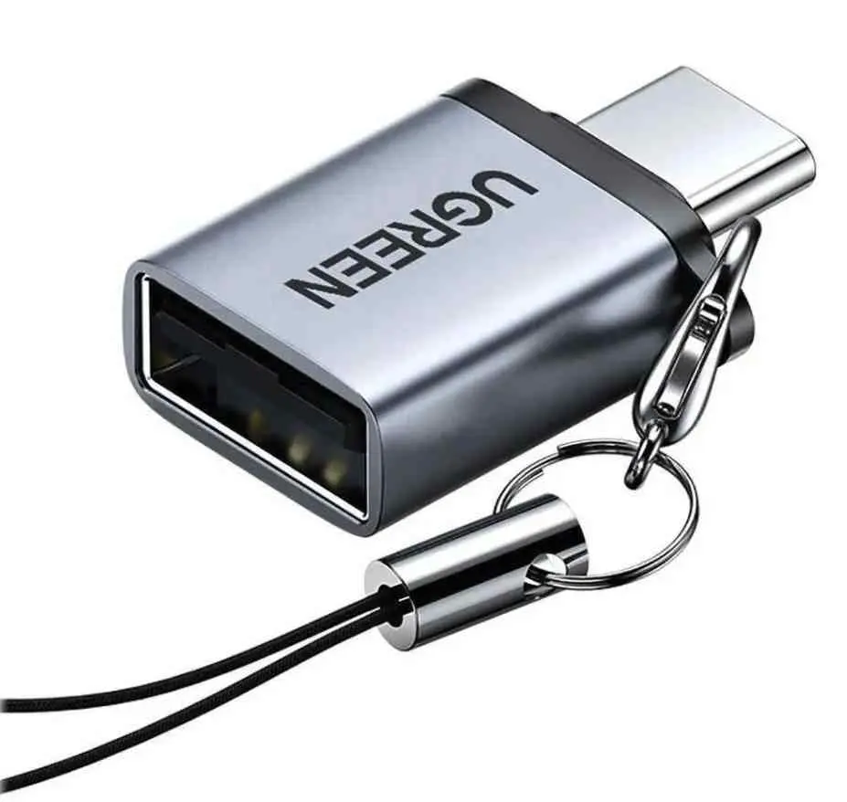 Adaptor Ugreen Type-C to USB-A US270, argintiu