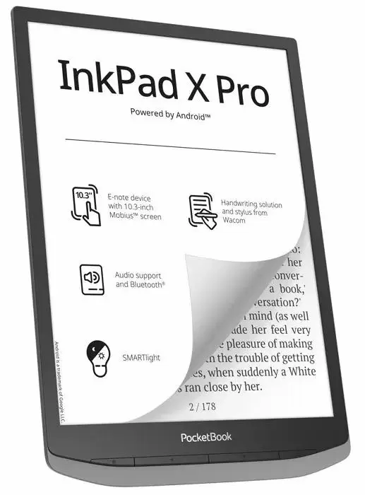 eBook PocketBook InkPad X Pro, negru