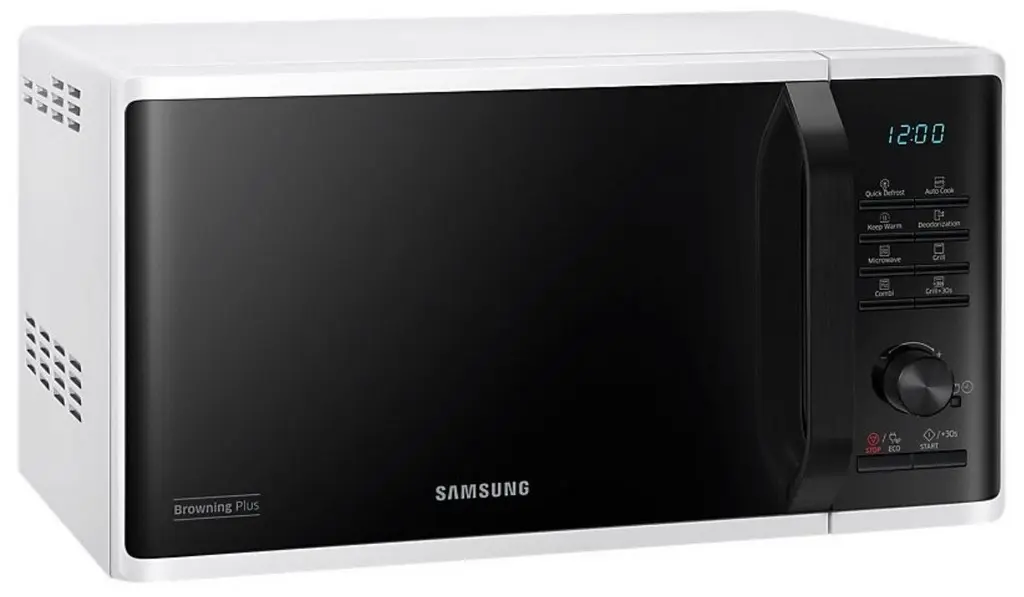 Cuptor cu microunde Samsung MG23K3515AW/OL, alb/negru pe tehnoparc.md Cuptor cu microunde Samsung MG23K3515AW/OL, alb/negru