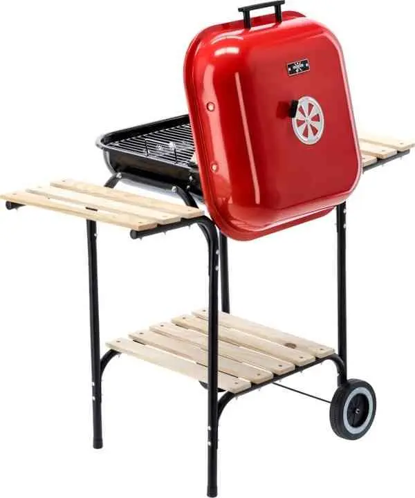 Grătar BBQ 0155, roșu