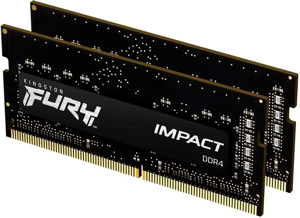 Оперативная память Kingston Fury Impact 16GB DDR4-3200MHz, CL20, 1.2V