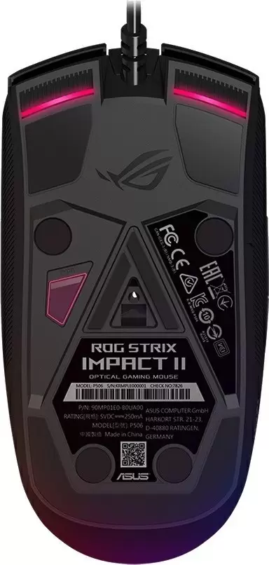 Мышка Asus ROG Strix Impact II, черный