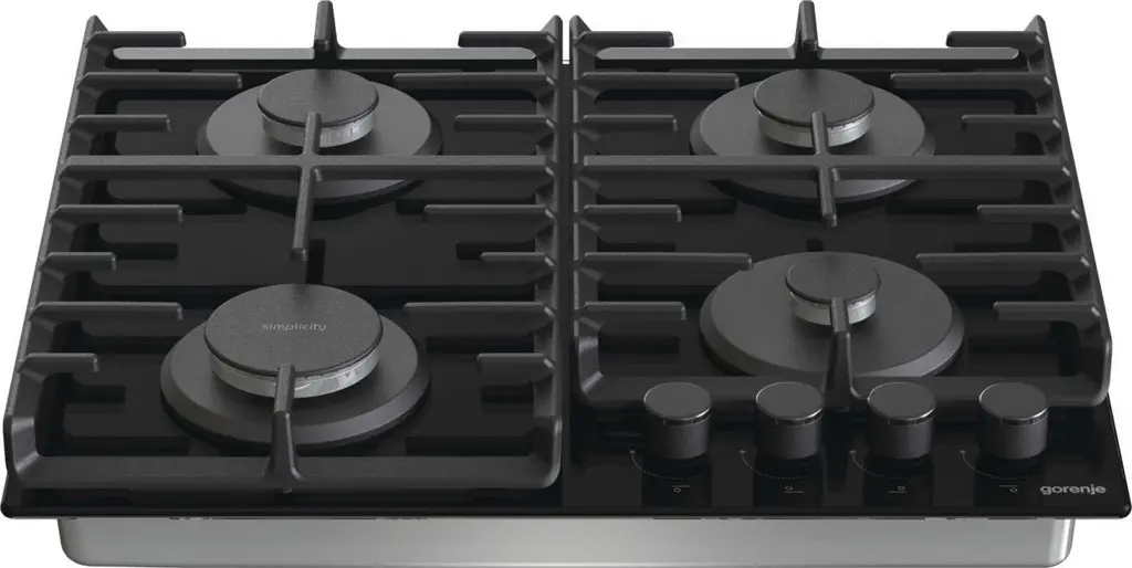 Plită incorporabilă cu gaz Gorenje GT 642 SYB, negru pe tehnoparc.md Plită incorporabilă cu gaz Gorenje GT 642 SYB, negru