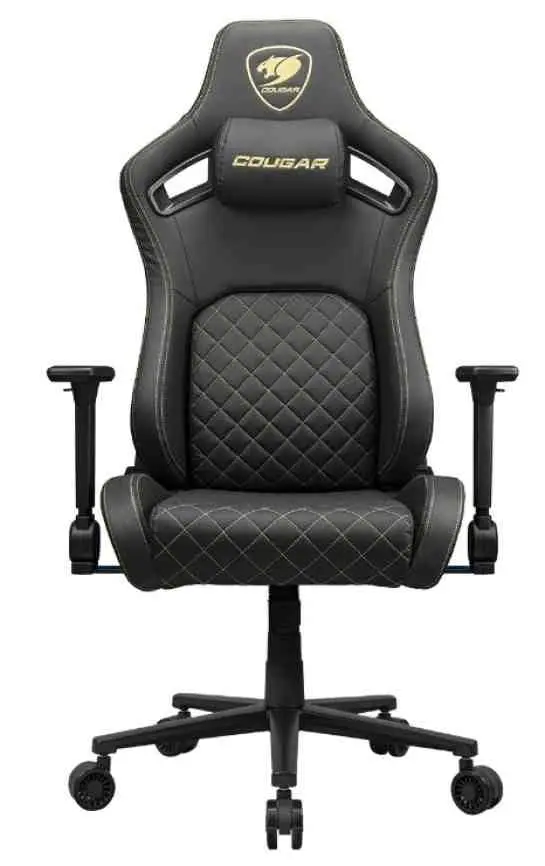 Scaun gaming Cougar Defensor Gold, negru/auriu
