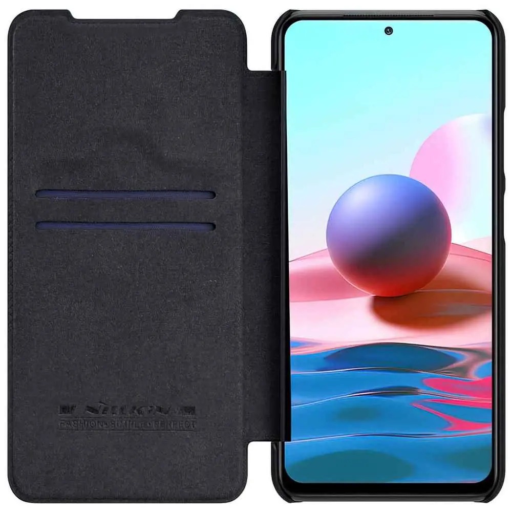 Чехол Nillkin Note 10/10 Pro Qin LC, черный