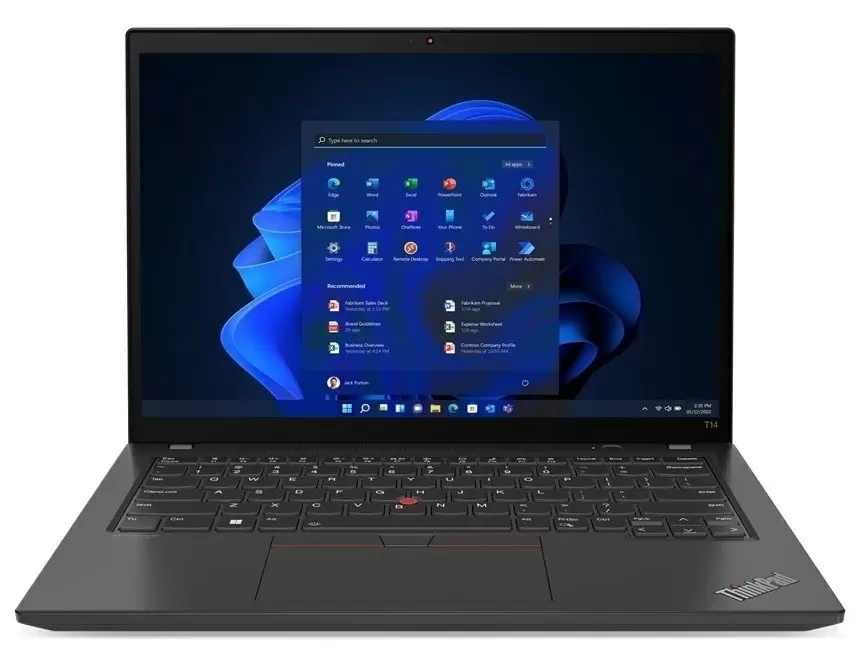 Laptop Lenovo ThinkPad T14 Gen3 (14"/WUXGA/Core i7-1255U/16GB/512GB/Intel Iris Xe/Win11Pro), negru