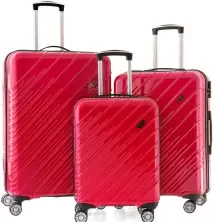 Комплект чемоданов CCS 5234 Set, фуксия