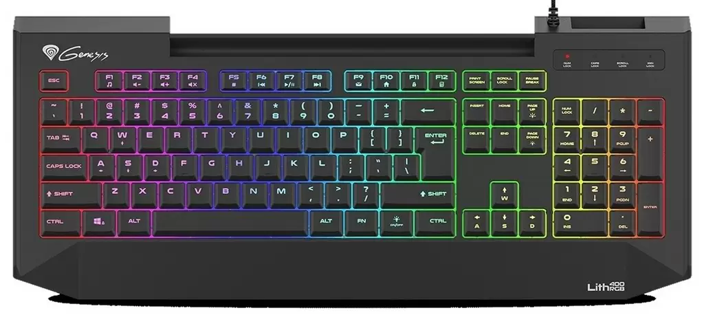 Клавиатура Genesis Lith 400 RGB (US), черный