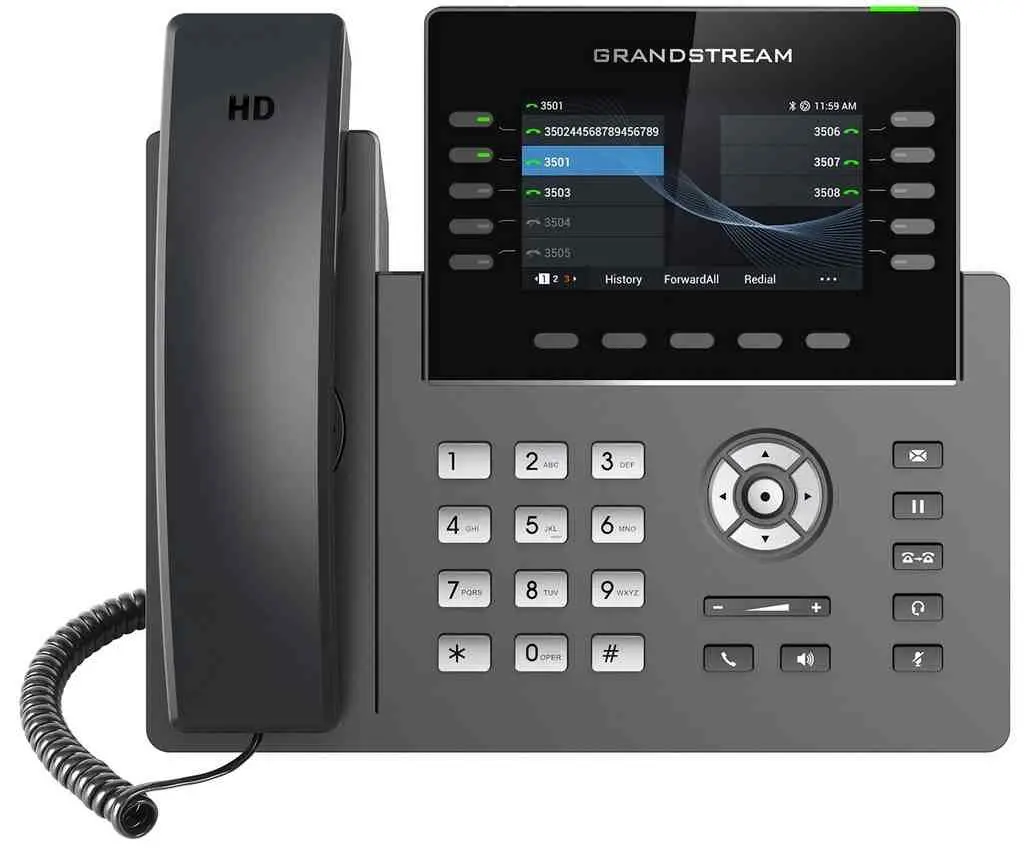 Telefon IP Grandstream GRP2615, negru