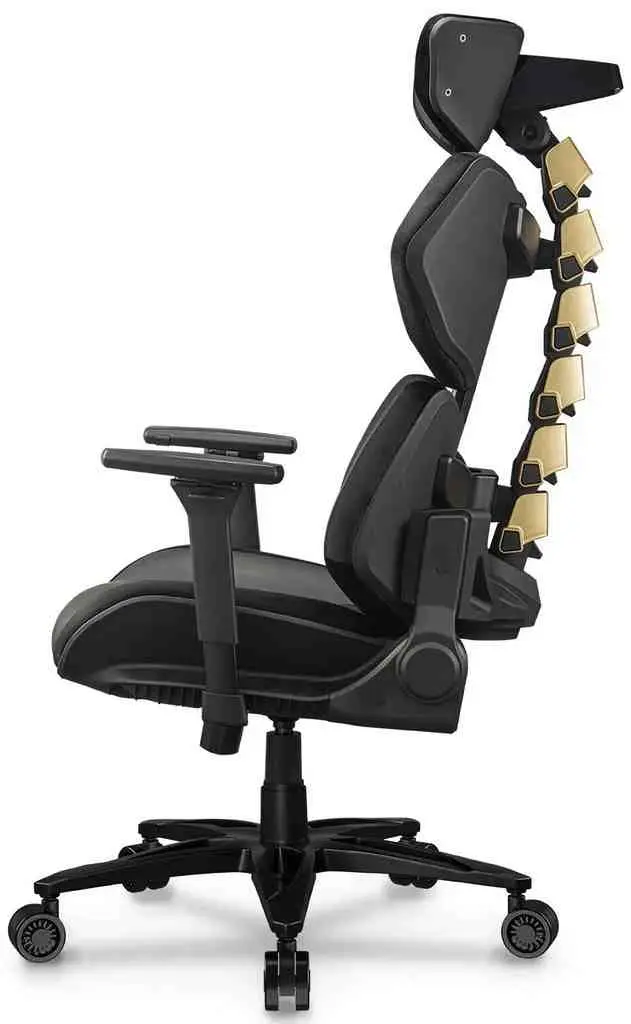 Геймерское кресло Cougar Terminator Elite Gold, черный/золотой на tehnoparc.md Геймерское кресло Cougar Terminator Elite Gold, черный/золотой