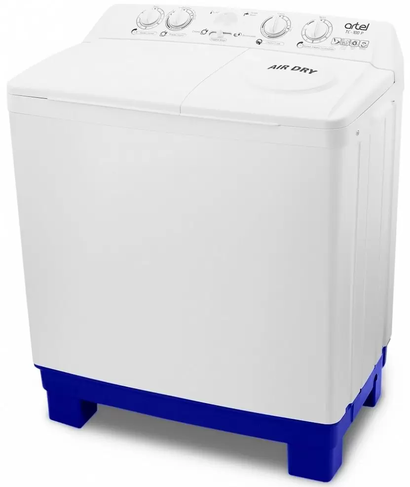 Maşină de spălat rufe Artel TC 100 P, alb/albastru