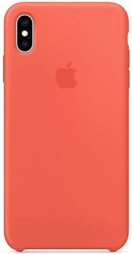 Чехол Apple iPhone XS Max Silicone Case, оранжевый