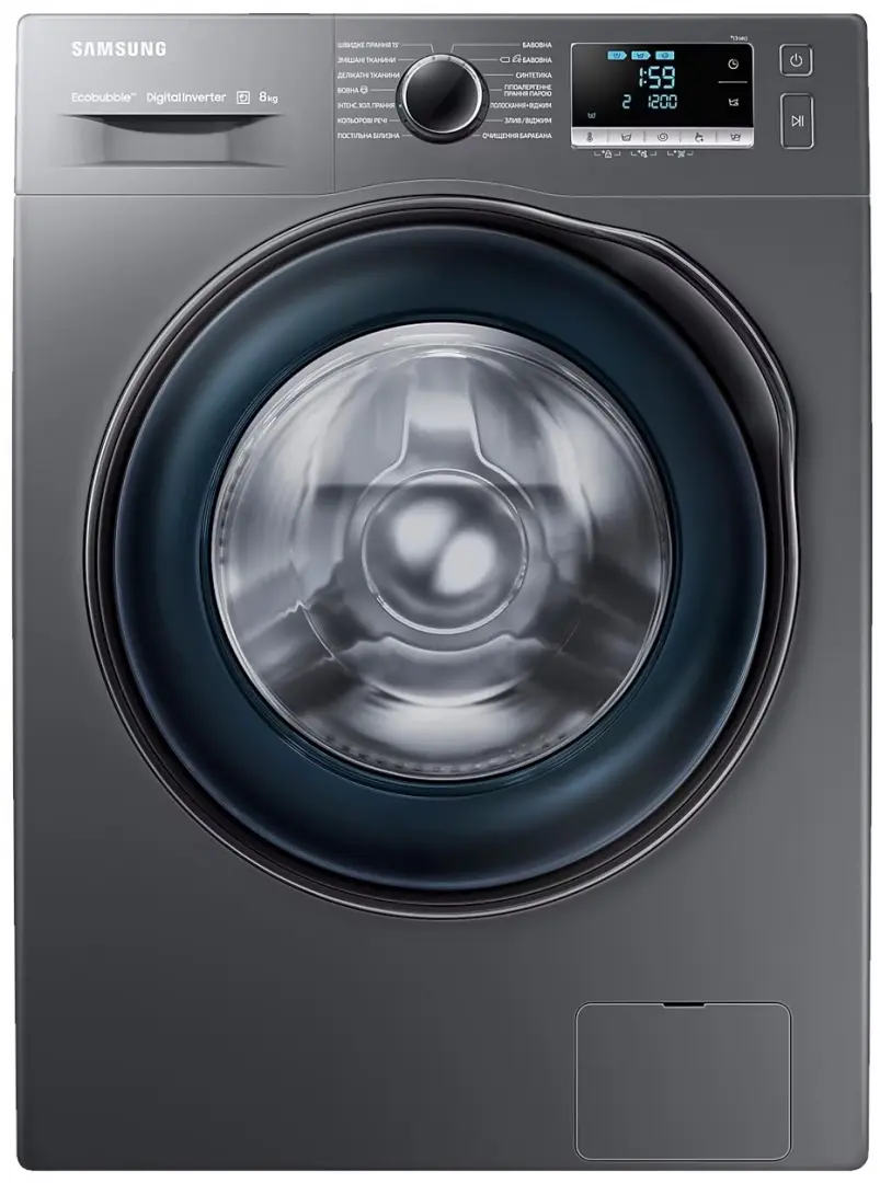 Стиральная машина Samsung WW80J62E0DX/CE, серый