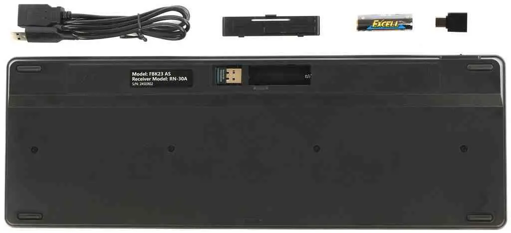 Клавиатура A4Tech FBK23 AS, черный