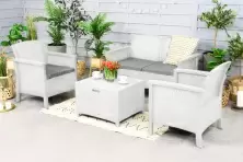 Set mobilă de grădină Bica Venezia 2, alb