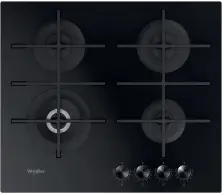 Plită incorporabilă cu gaz Whirlpool GOWL 628/NB, negru