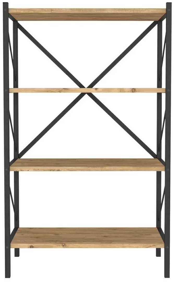 Etajeră Fabulous 4 Shelves Metal, pin/negru