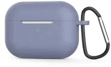 Чехол для наушников Helment Case Silicone Airpods Pro (AIRPODPRLG), серый