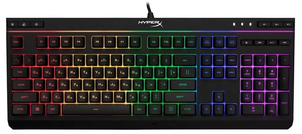 Клавиатура HyperX Alloy Core RGB, черный