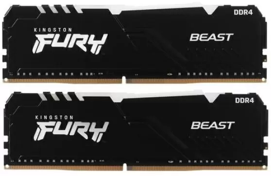 Memorie Kingston Fury Beast RGB 16GB (2x8GB) DDR4-2666MHz, CL16-18-18, 1.2V