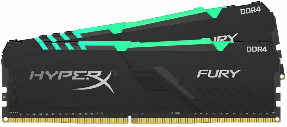 Memorie Kingston HyperX Fury RGB 16GB (2x8GB) DDR4-3600MHz, CL17, 1.35V