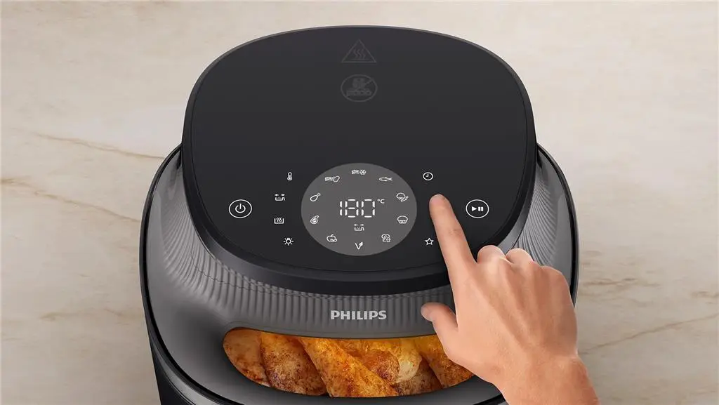 Аэрогриль Philips NA332/00, черный на tehnoparc.md Аэрогриль Philips NA332/00, черный