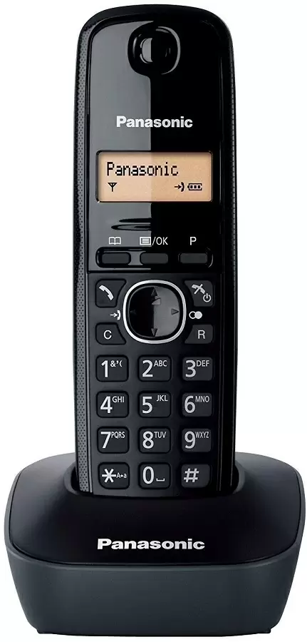 Радиотелефон Panasonic KX-TG1611PDH, черный