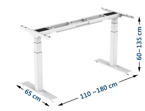Основа для письменного стола Flexispot Adjustable Desk ET223, черный