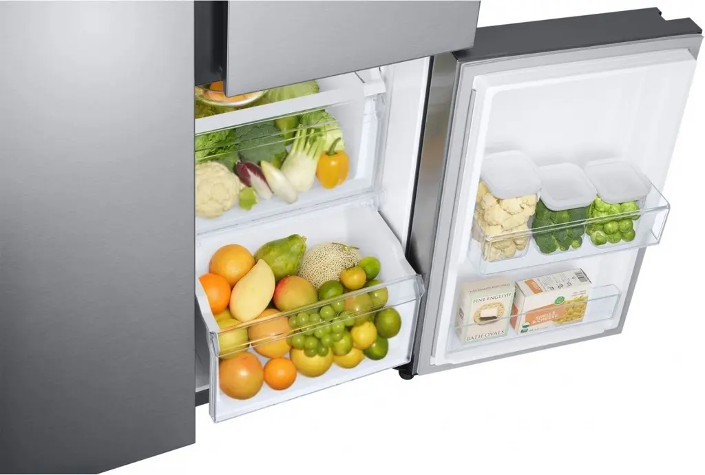 Frigider Samsung RS63R5591SL/UA, argintiu pe tehnoparc.md Frigider Samsung RS63R5591SL/UA, argintiu
