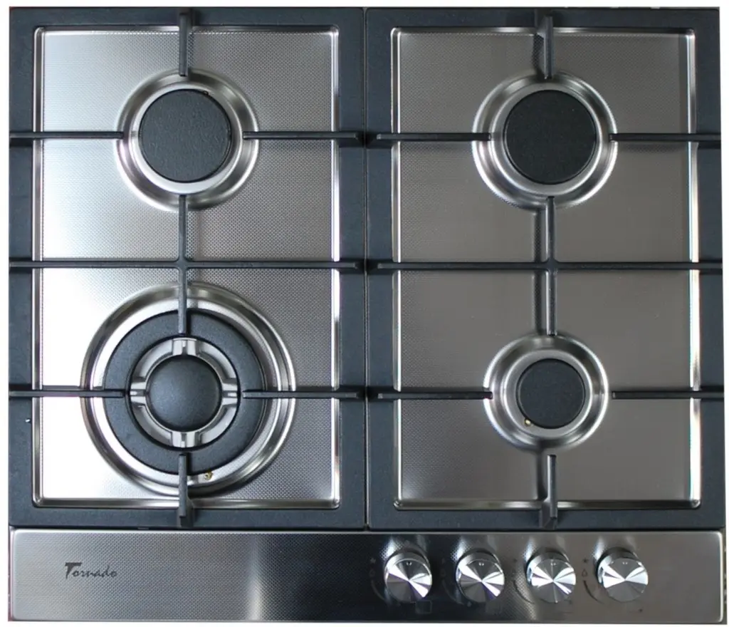 Plită incorporabilă cu gaz Tornado TR-4033 (Textured), inox