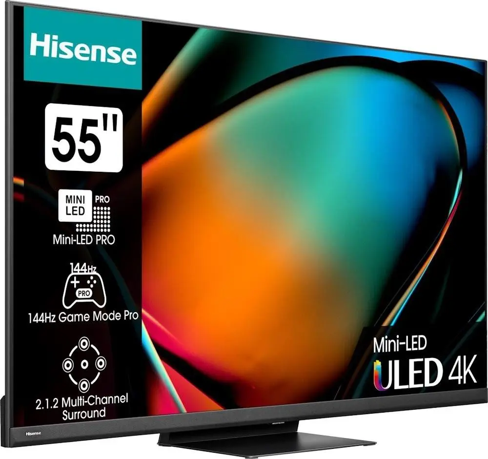 Телевизор Hisense 55U8KQ, черный